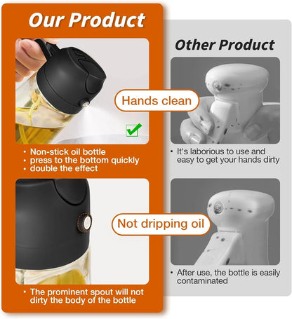 2 in 1 Oil Dispenser and Oil Sprayer™