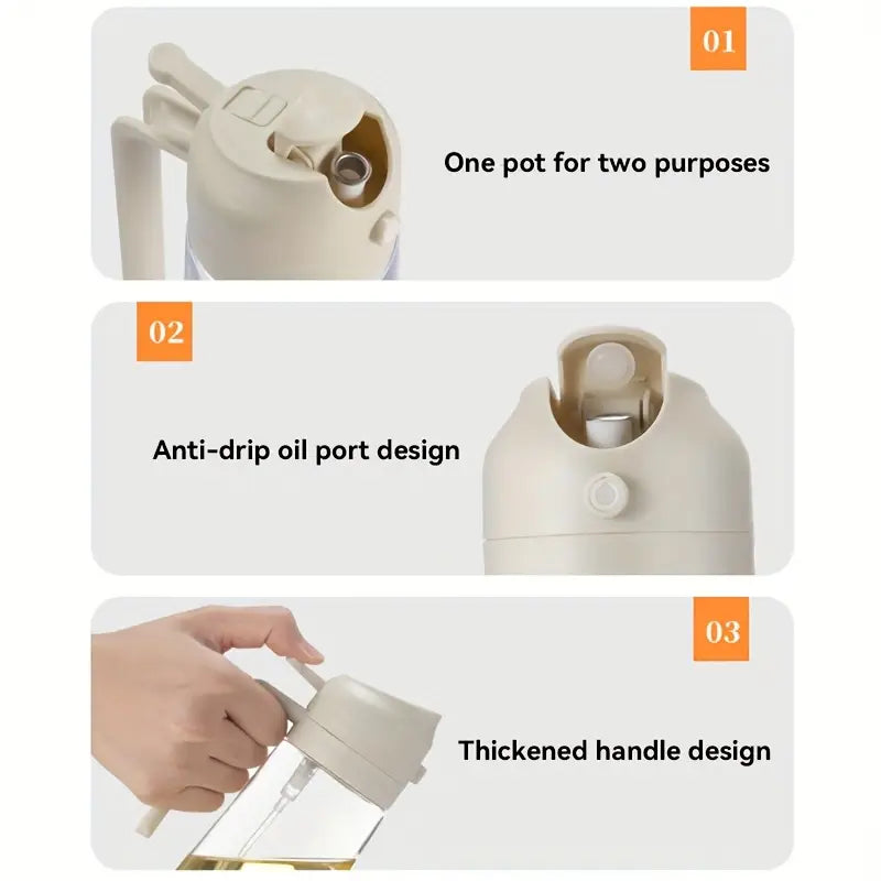 2 in 1 Oil Dispenser and Oil Sprayer™