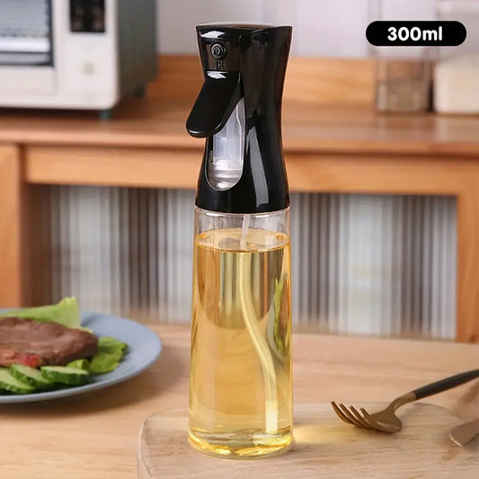 200ml Glass Oil Spray Bottle – Refillable Mister for Cooking, BBQ, Salad & Air Fryer